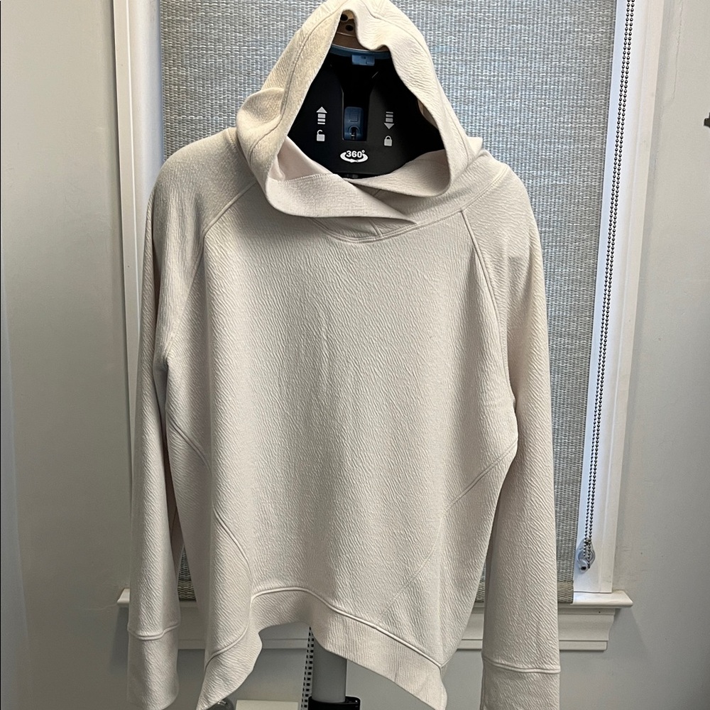 Prana Cream Hooded Pullover